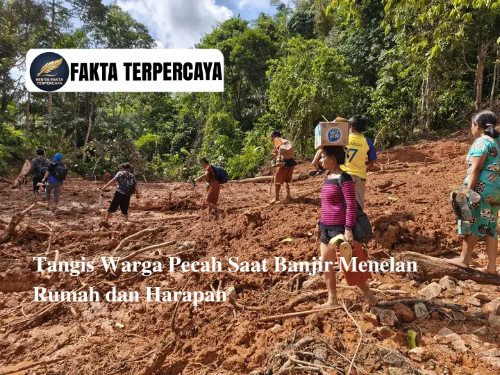 Tangis Warga Pecah Saat Banjir Menelan Rumah dan Harapan