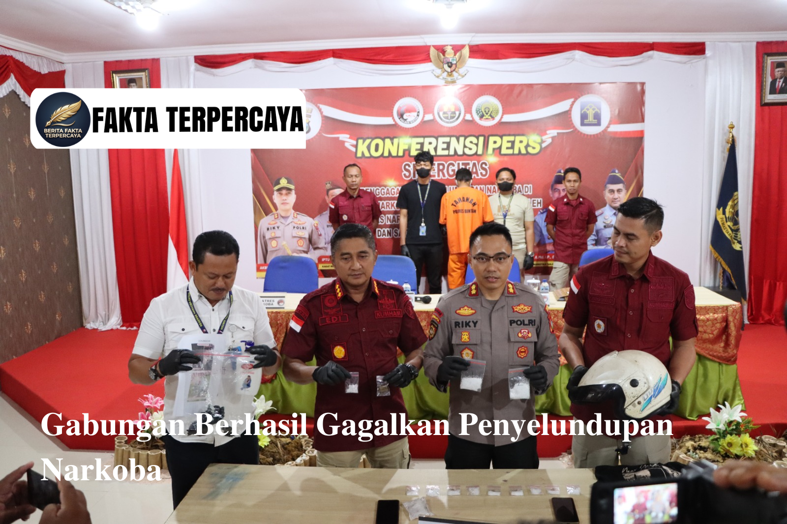 Gabungan Berhasil Gagalkan Penyelundupan Narkoba