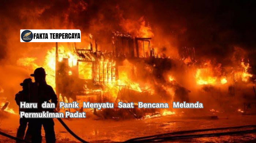 Haru dan Panik Menyatu Saat Bencana Melanda Permukiman Padat