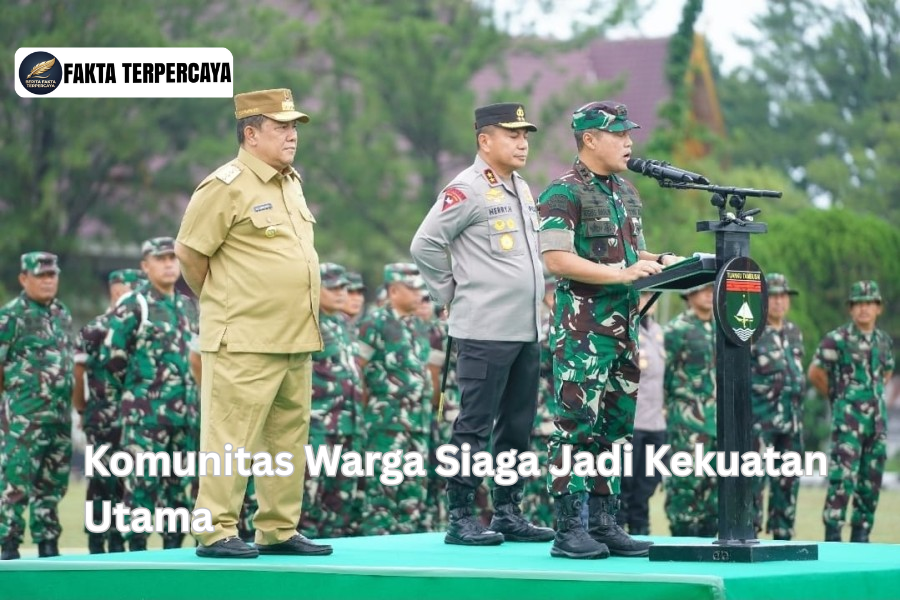Komunitas Warga Siaga Jadi Kekuatan Utama