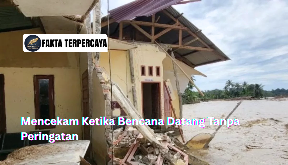 Mencekam Ketika Bencana Datang Tanpa Peringatan