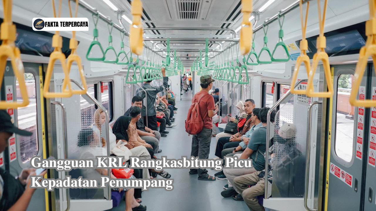 Gangguan KRL Rangkasbitung Picu Kepadatan Penumpang