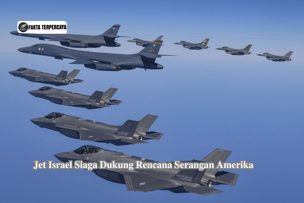 Jet Israel Siaga Dukung Rencana Serangan Amerika