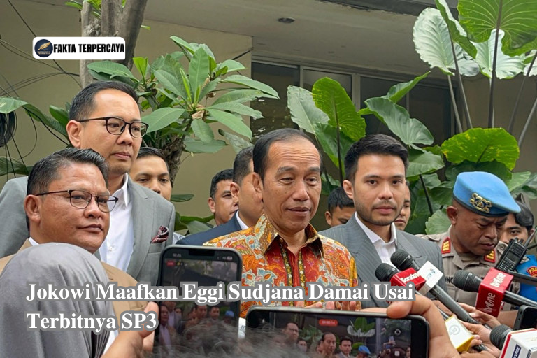 Jokowi Maafkan Eggi Sudjana Damai Usai Terbitnya SP3