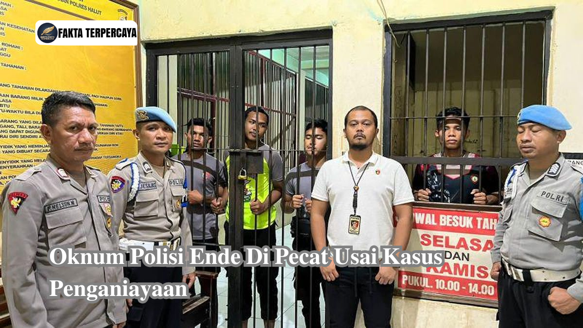 Oknum Polisi Ende Di Pecat Usai Kasus Penganiayaan