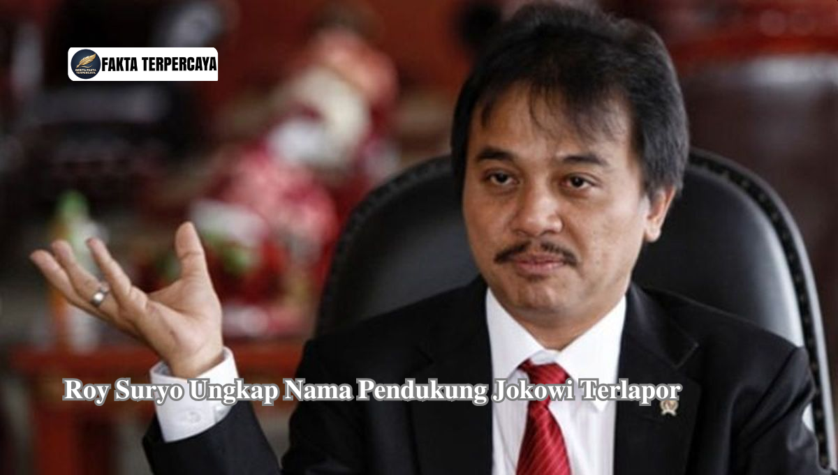 Roy Suryo Ungkap Nama Pendukung Jokowi Terlapor
