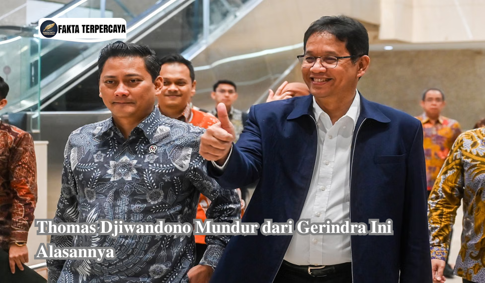 Thomas Djiwandono Mundur dari Gerindra Ini Alasannya