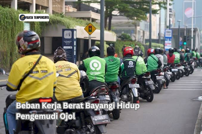 Beban Kerja Berat Bayangi Hidup Pengemudi Ojol