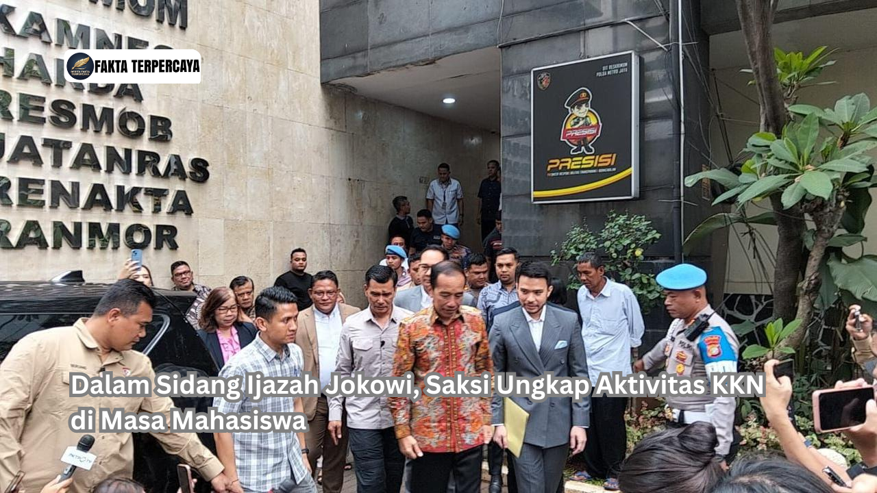 Dalam Sidang Ijazah Jokowi, Saksi Ungkap Aktivitas KKN di Masa Mahasiswa