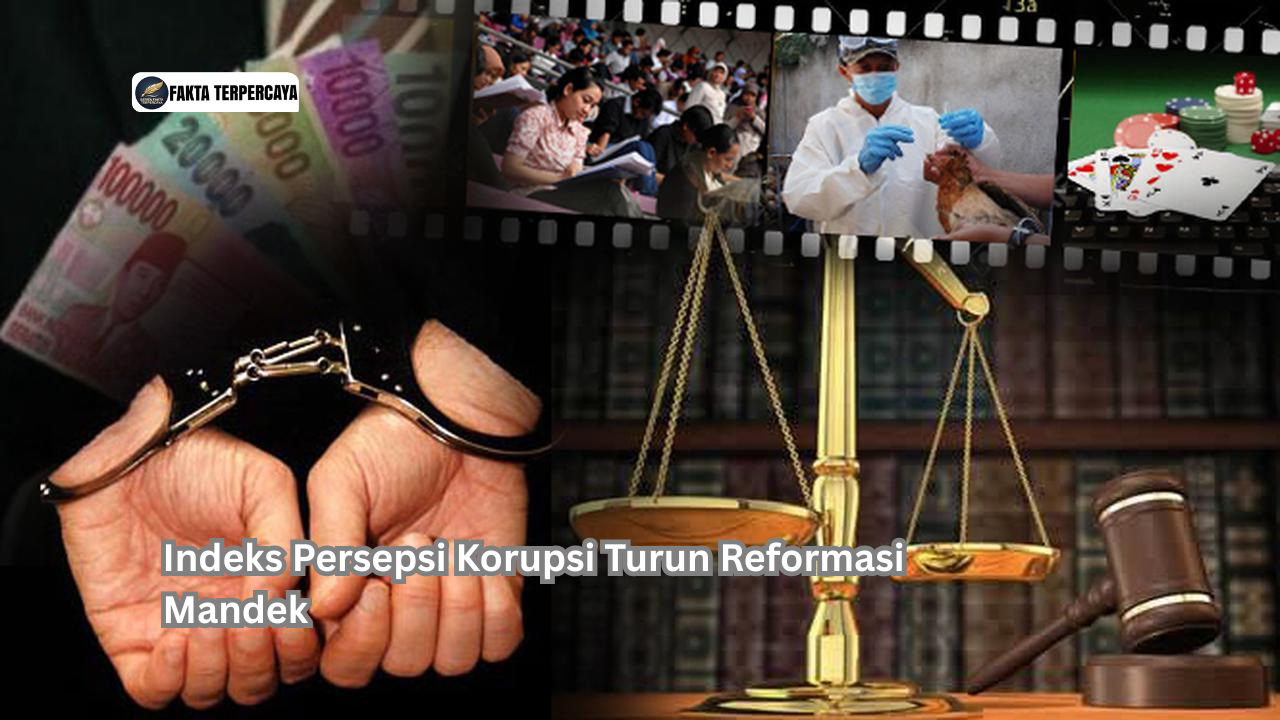 Indeks Persepsi Korupsi Turun Reformasi Mandek