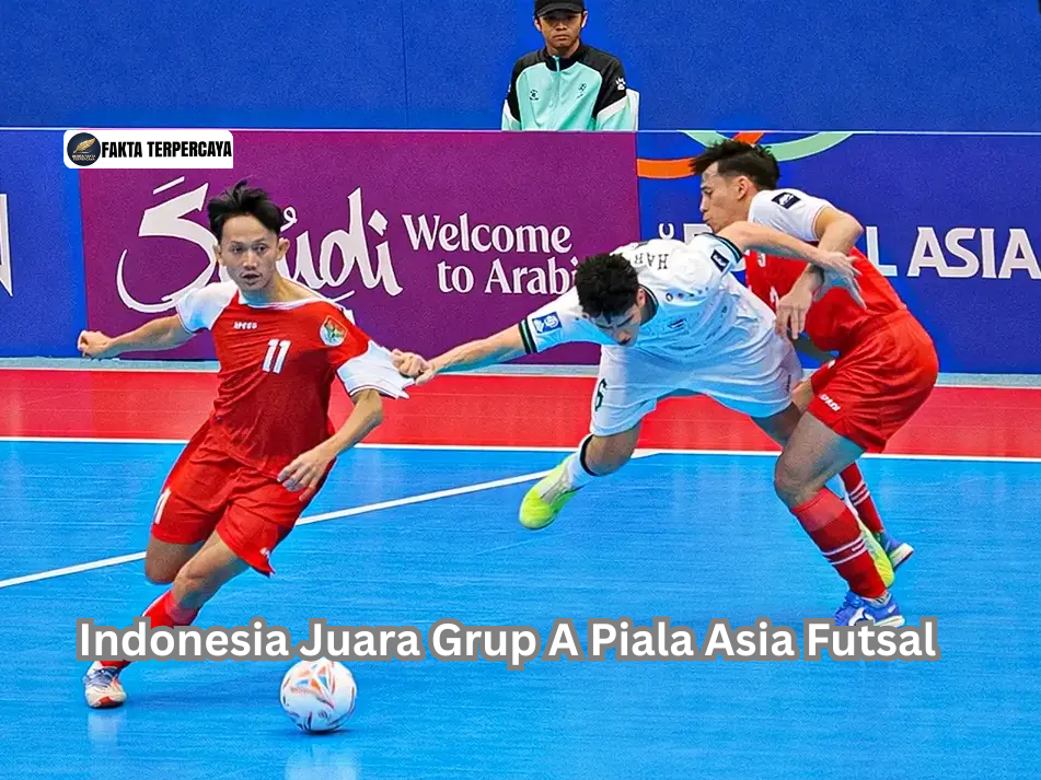 Indonesia Juara Grup A Piala Asia Futsal