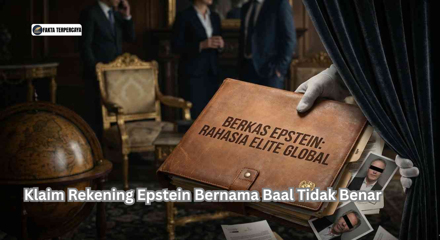 Klaim Rekening Epstein Bernama Baal Tidak Benar