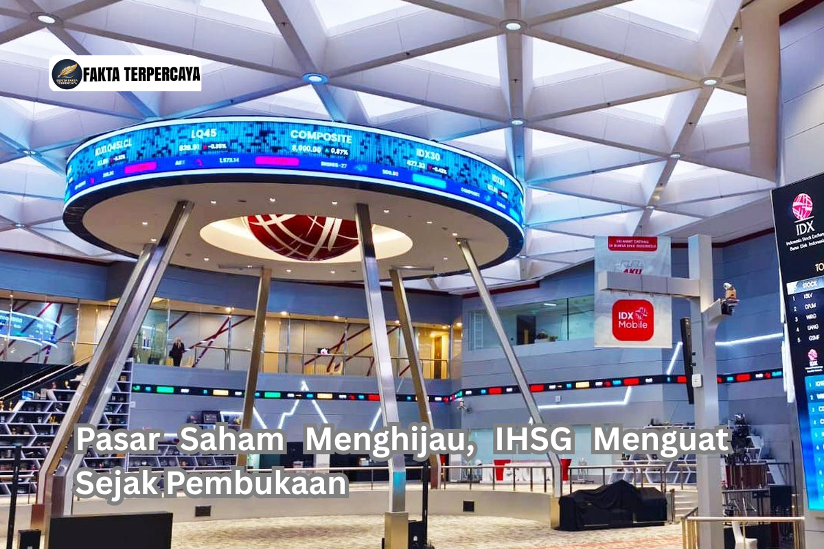 Pasar Saham Menghijau, IHSG Menguat Sejak Pembukaan