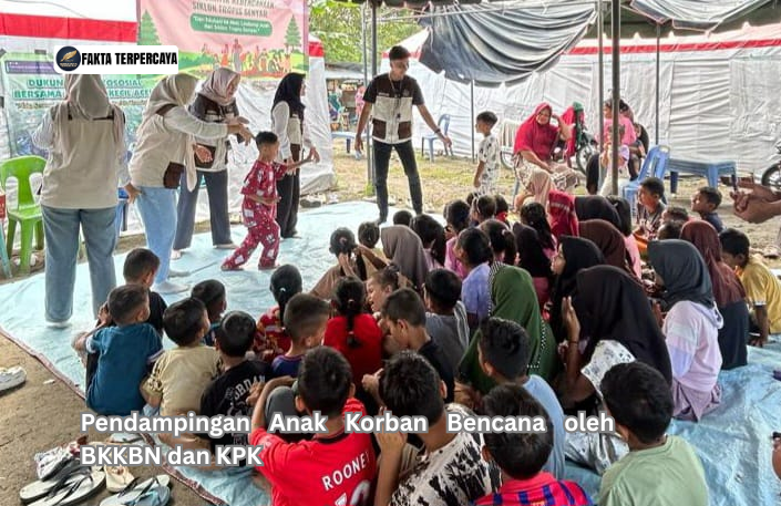 Pendampingan Anak Korban Bencana oleh BKKBN dan KPK