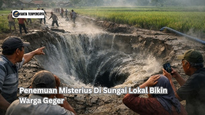 Penemuan Misterius Di Sungai Lokal Bikin Warga Geger