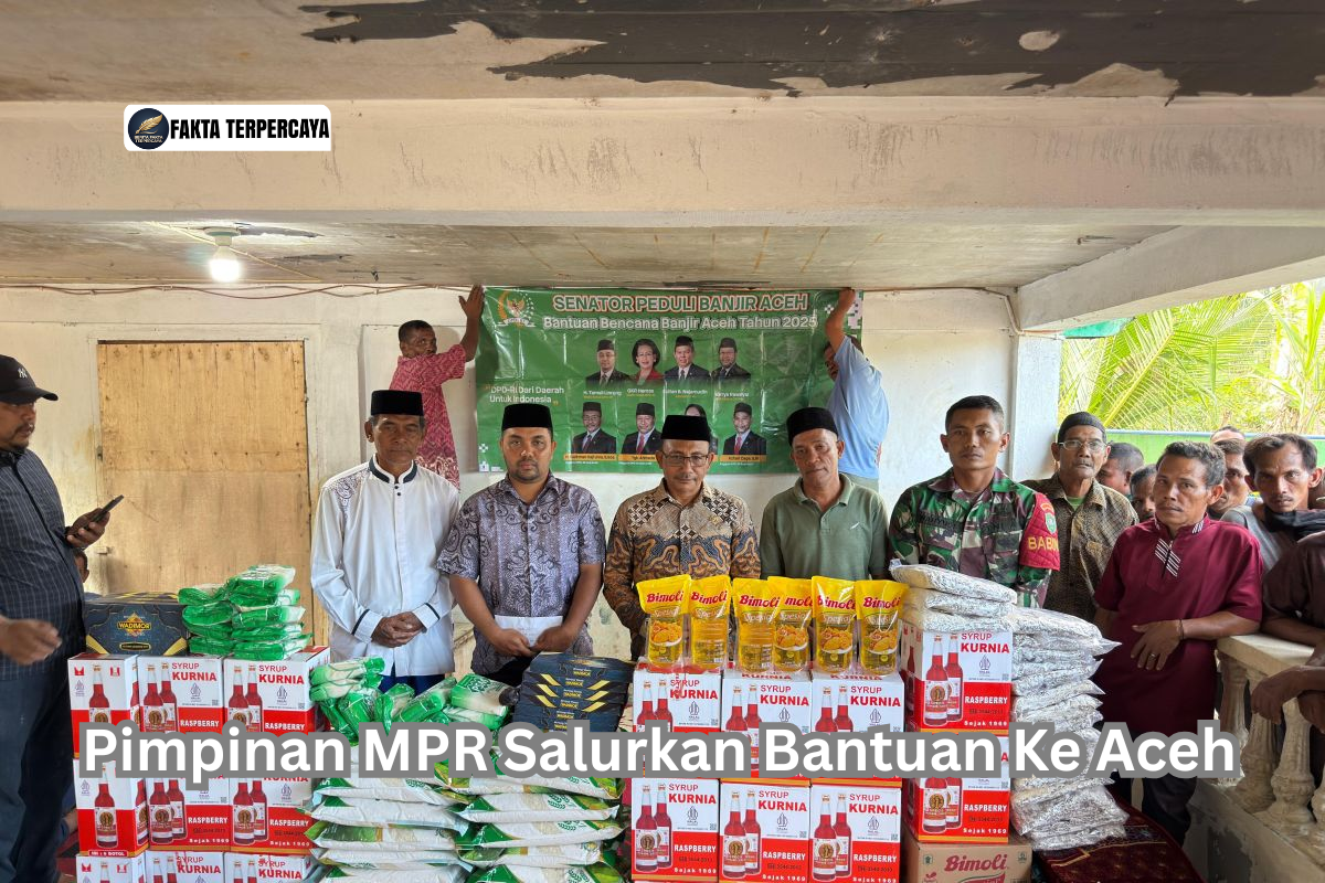 Pimpinan MPR Salurkan Bantuan Ke Aceh