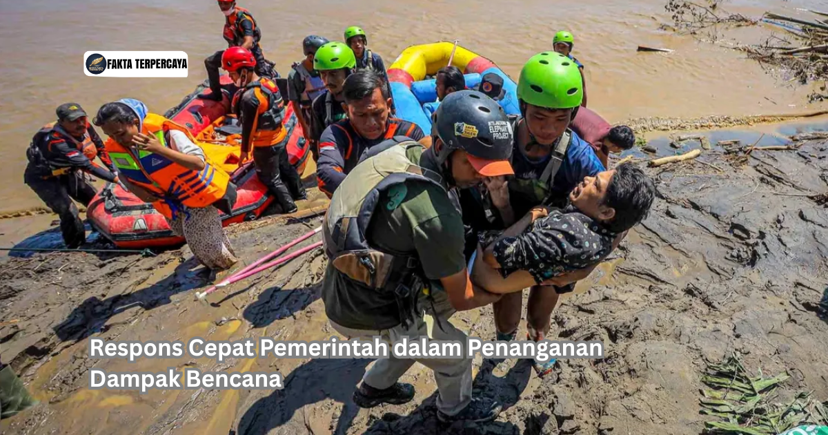 Respons Cepat Pemerintah dalam Penanganan Dampak Bencana