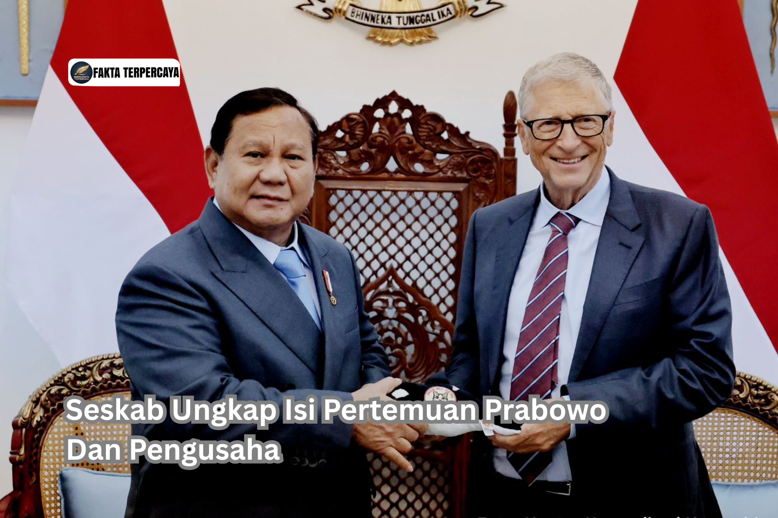 Seskab Ungkap Isi Pertemuan Prabowo Dan Pengusaha
