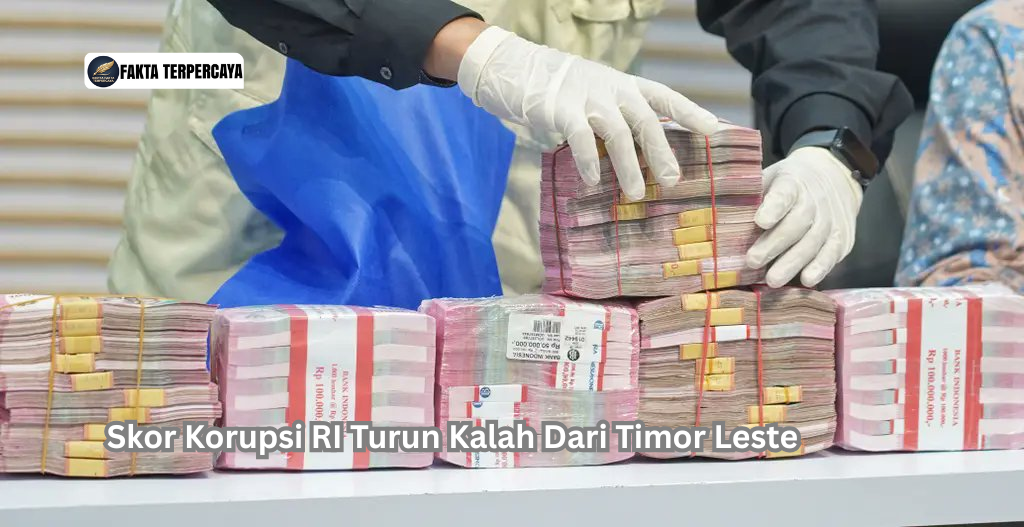 Skor Korupsi RI Turun Kalah Dari Timor Leste