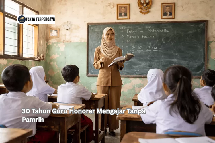 30 Tahun Guru Honorer Mengajar Tanpa Pamrih