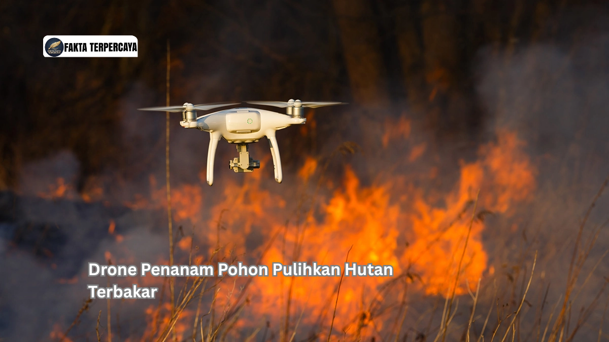 Drone Penanam Pohon Pulihkan Hutan Terbakar