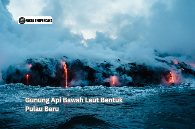 Gunung Api Bawah Laut Bentuk Pulau Baru