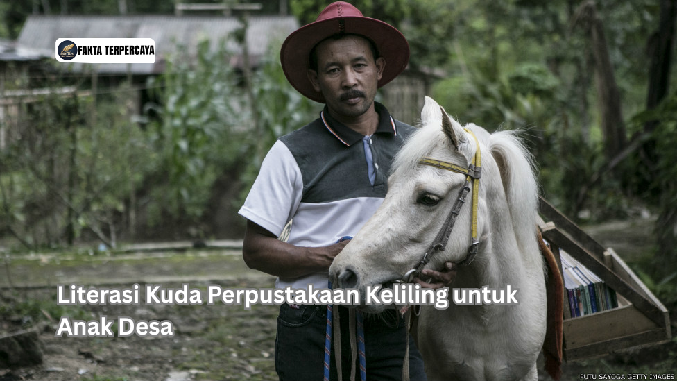 Literasi Kuda Perpustakaan Keliling untuk Anak Desa