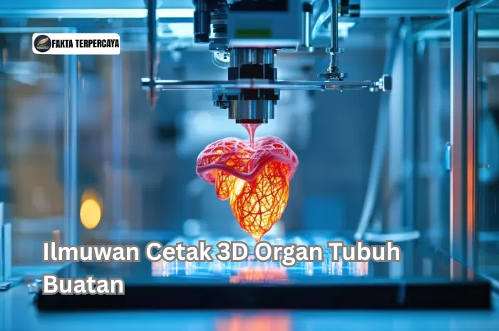 Ilmuwan Cetak 3D Organ Tubuh Buatan