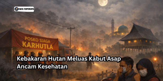 Kebakaran Hutan Meluas Kabut Asap Ancam Kesehatan