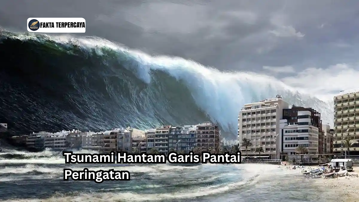 Tsunami Hantam Garis Pantai Peringatan