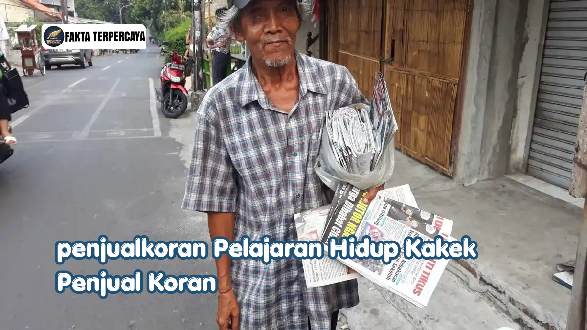 Pelajaran Hidup Kakek Penjual Koran
